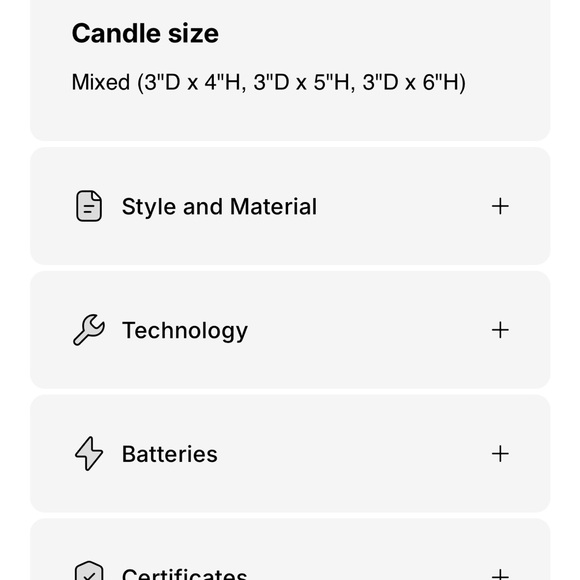 Ivory LED Flameless Candle Set - Picture 5 of 5